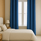 Cortina Blackout Tela Delgada 140x225 – 1 paño Azul - Miniatura 2