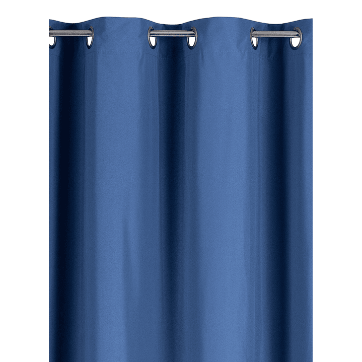 Cortina Blackout Tela Delgada 140x225 – 1 paño Azul 7