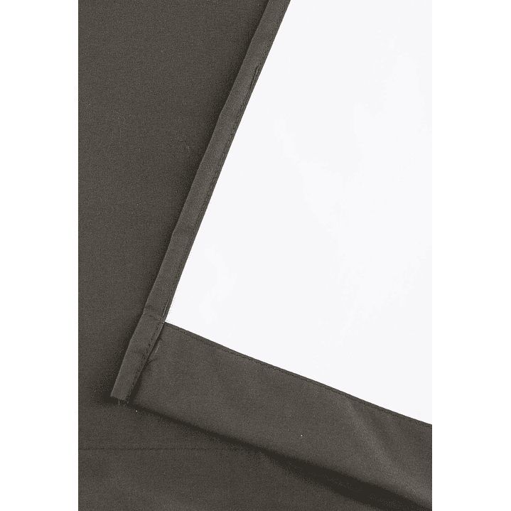 Cortinas Blackout Tela Delgada 140x225 – Pack 2 paños Café Oscuro 8