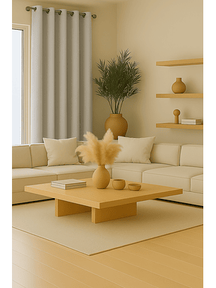 Cortina Blackout Tela Delgada 140x225 – 1 paño Verde