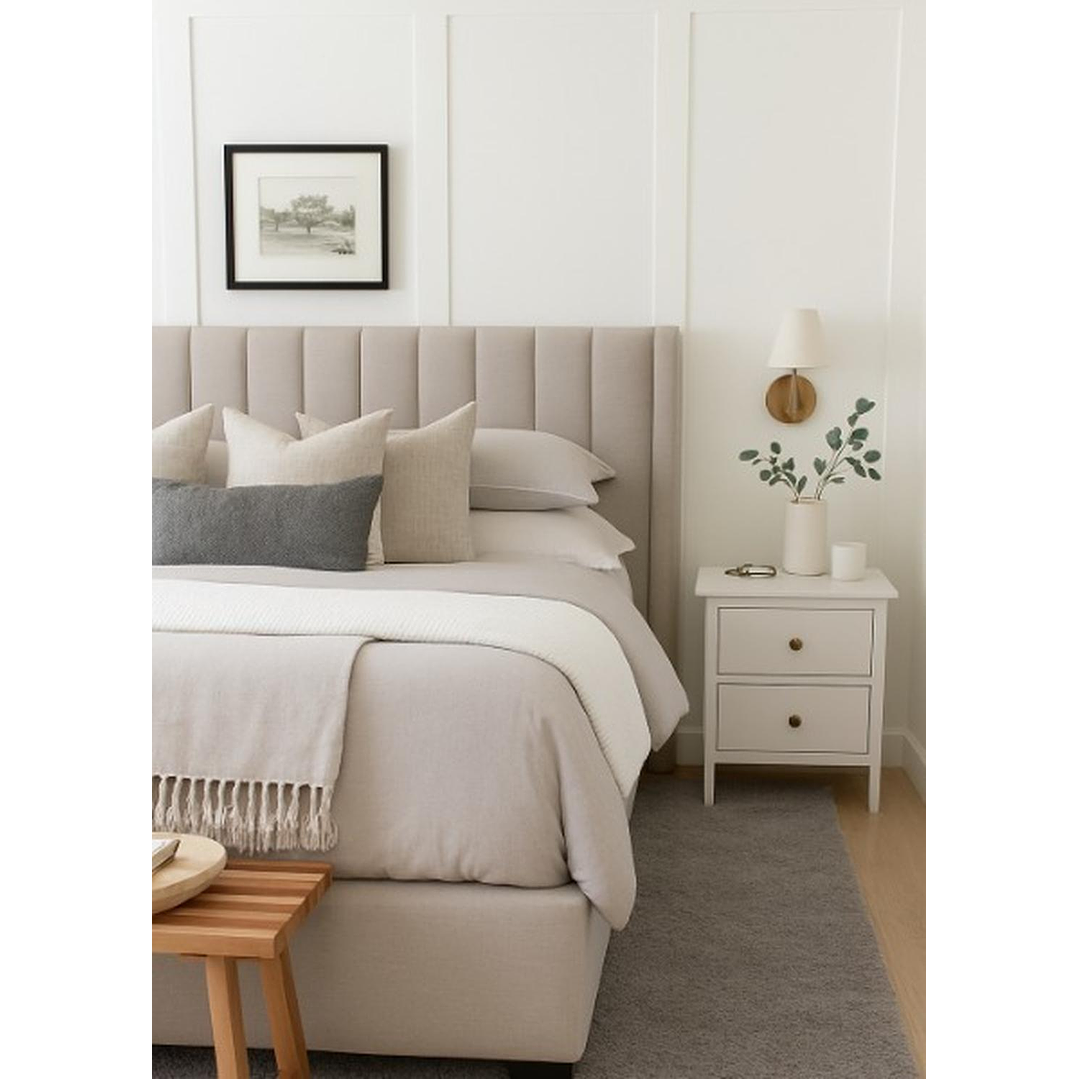 Alfombra Bajada De Cama Timmy Peluda Color Gris 55x145 2