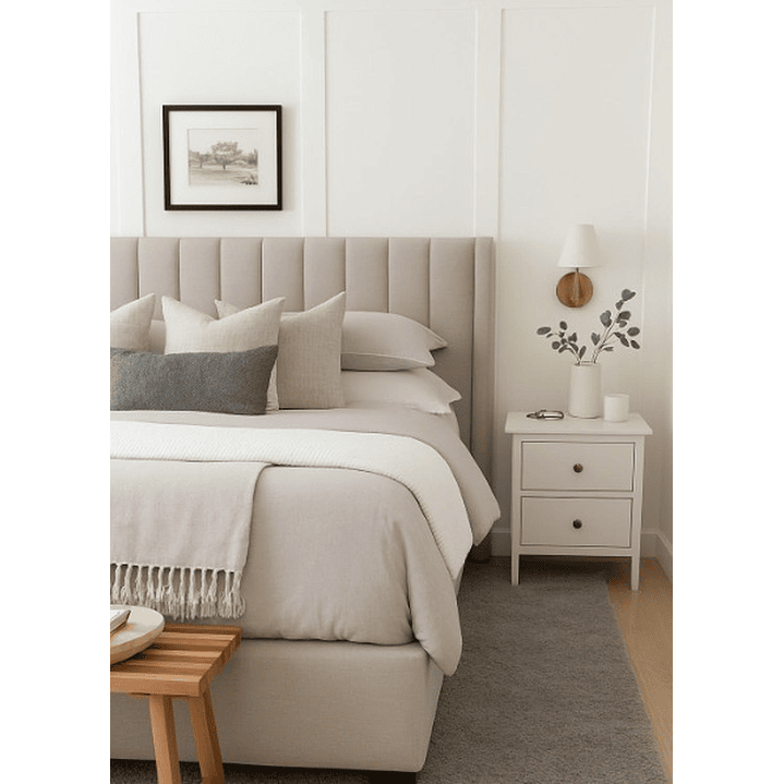 Alfombra Bajada De Cama Timmy Peluda Color Gris 55x145 2