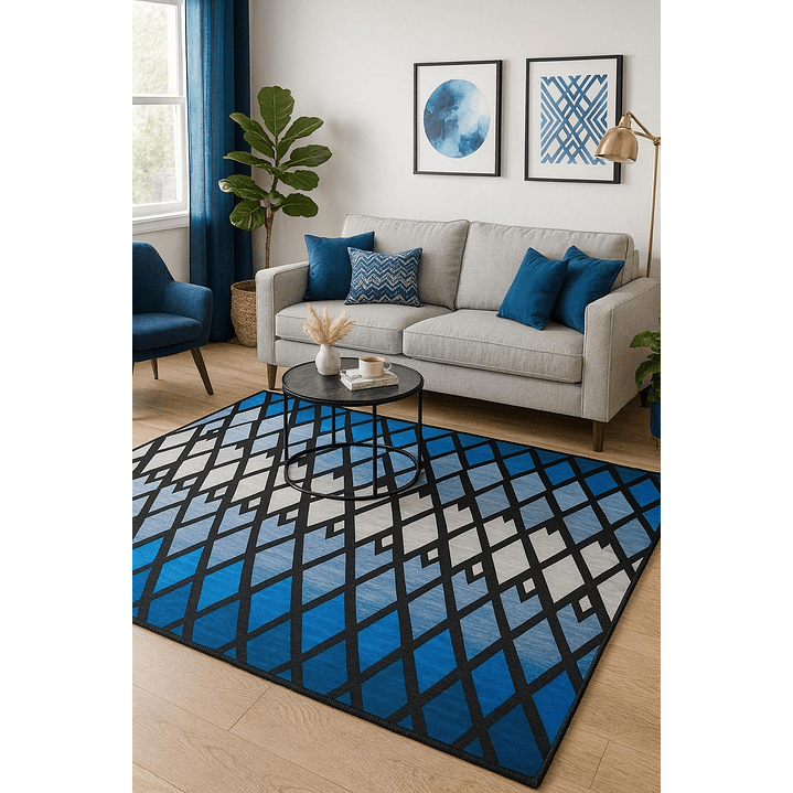 Alfombra Diseño Denver Para Living 200x220 Clems 1