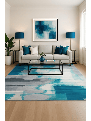 Alfombra Diseño Estambul Para Living 200x220 Clems