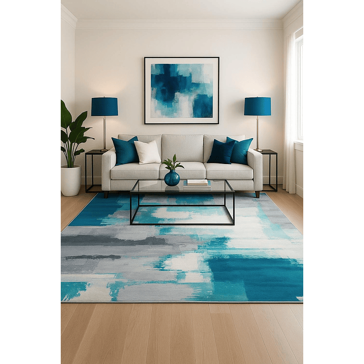 Alfombra Diseño Estambul Para Living 200x220 Clems 1