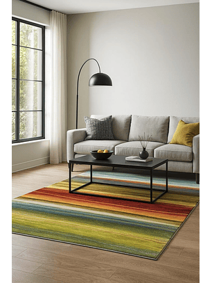 Alfombra Diseño Viena Para Living 200x220 Clems