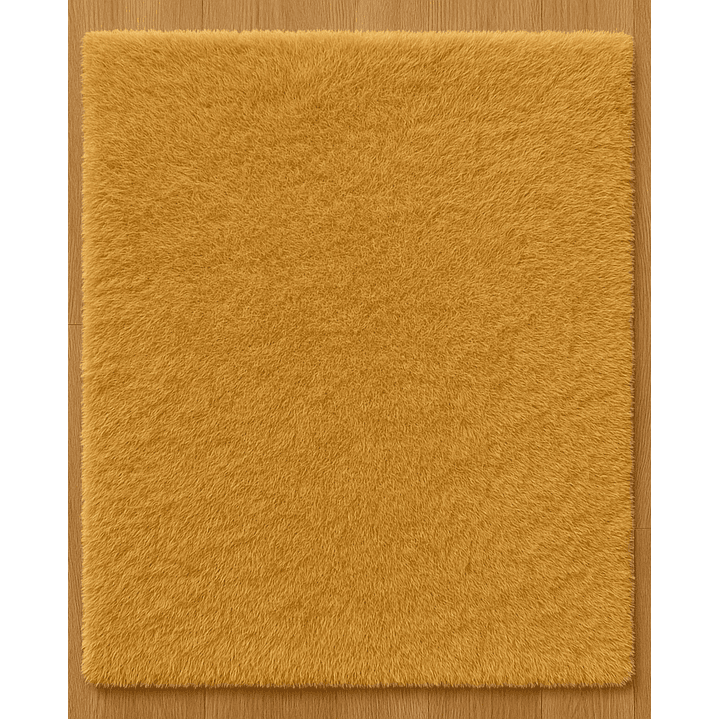 Alfombra Timmy Extra-peluda Lisa Amarillo Gold 55x145 8