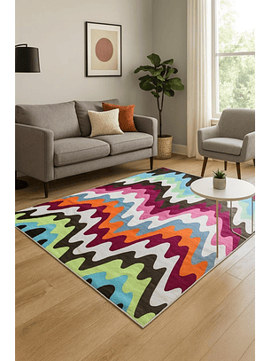 Alfombra Diseño Kasam Para Living 150x200 Clems