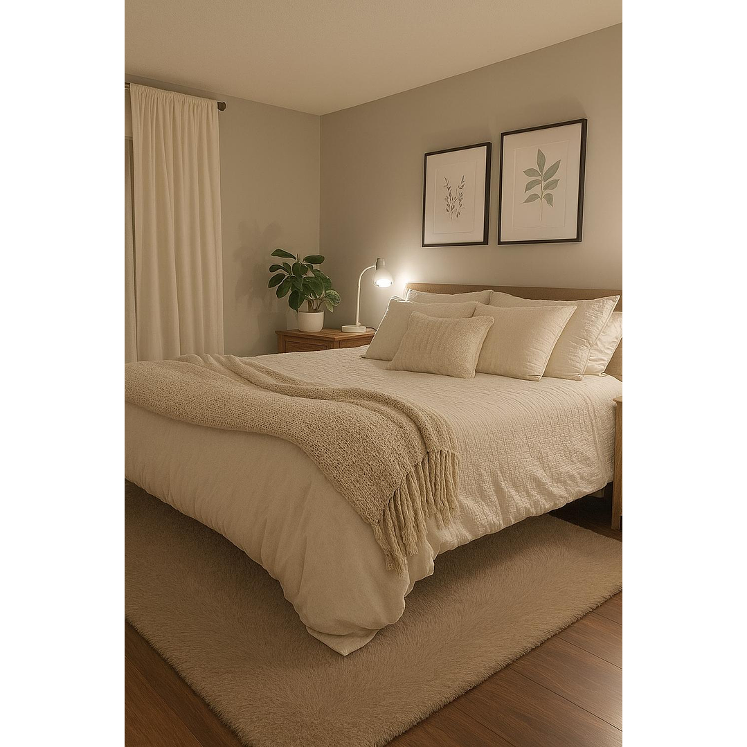 Alfombra Bajada De Cama Timmy Extra Suave Color Taupe 55x145 5