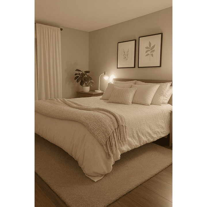 Alfombra Bajada De Cama Timmy Extra Suave Color Taupe 55x145 5