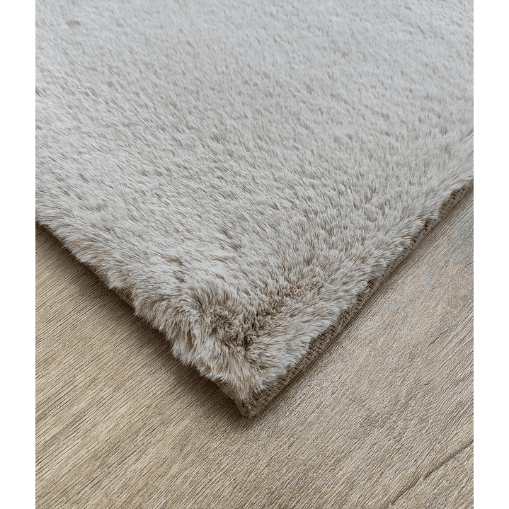 Alfombra Bajada De Cama Timmy Extra Suave Color Taupe 55x145 7