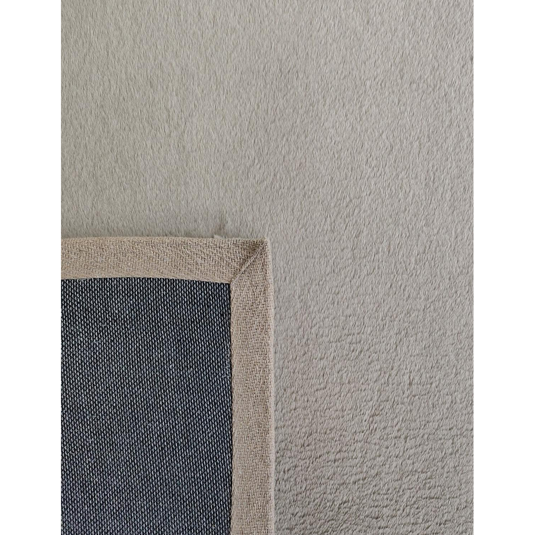 Alfombra Bajada De Cama Timmy Extra Suave Color Taupe 55x145 8