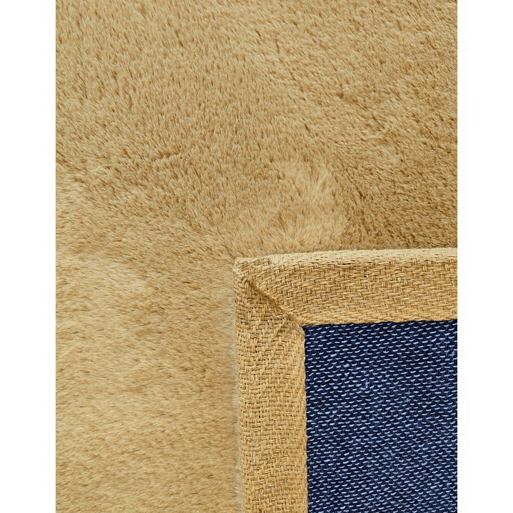 Alfombra Timmy Peluda Extra Suave Amarillo Gold 200x220 9