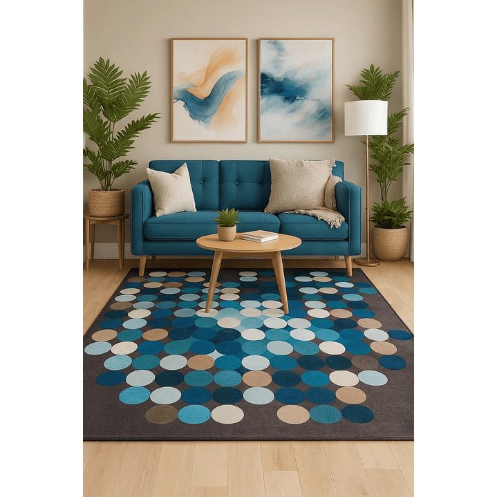 Alfombra Diseño Berlin Para Living 200x220 Clems 1