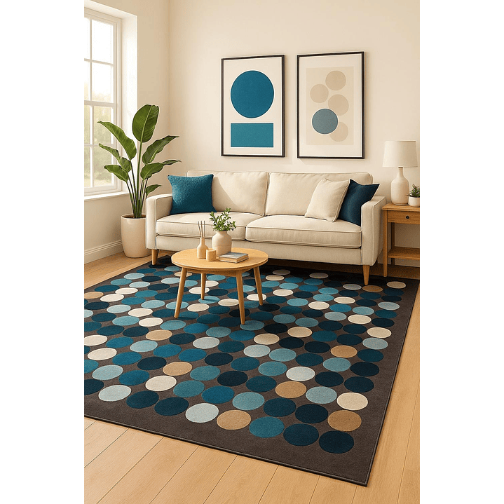 Alfombra Diseño Berlin Para Living 200x220 Clems 2