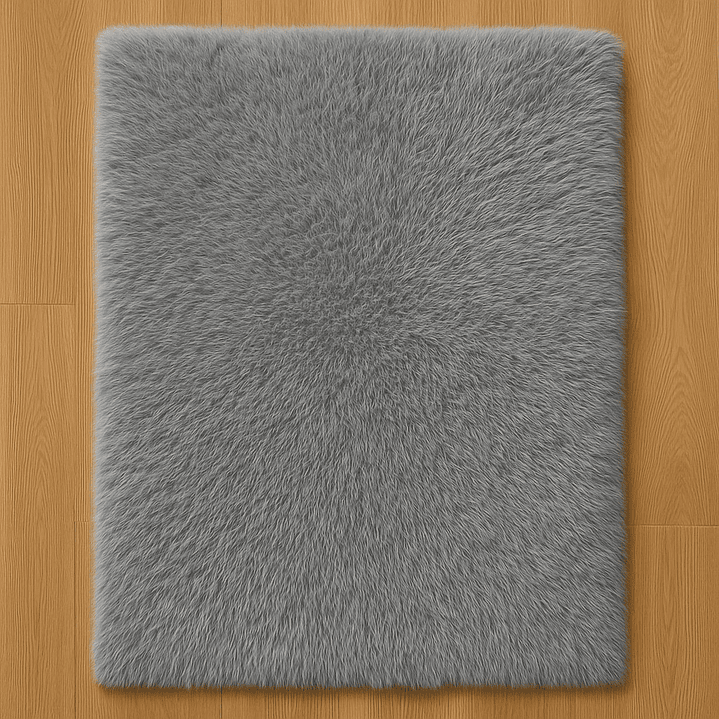 Alfombra Timmy Peluda Extra Suave Living Color Gris 150x200 6