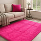 Alfombra Peluda Shaggy Clems 200x220 Fucsia - Miniatura 3