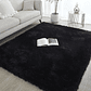 Alfombra Peluda Shaggy Negro 200x220 Clems - Miniatura 2