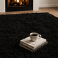 Alfombra Peluda Shaggy Negro 200x220 Clems - Miniatura 4