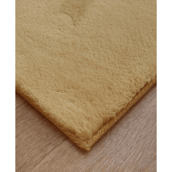 Alfombra Timmy Peluda Extra Suave Amarillo Gold 150x200 8