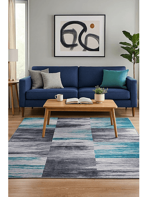 Alfombra Clems Para Living 150x200 Diseño Georgia