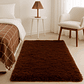 Alfombra Bajada De Cama Clems Shaggy 60x150 Café - Miniatura 3