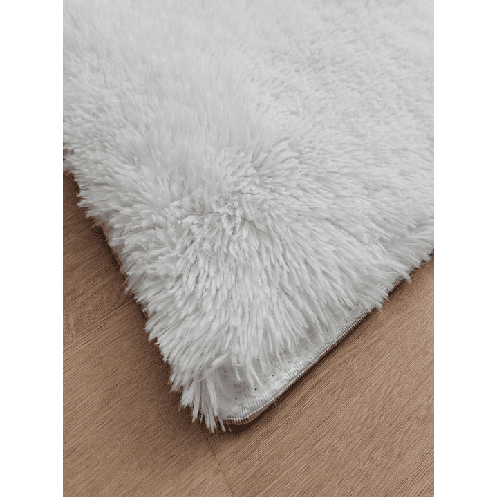 Alfombra Peluda Shaggy Crema 150x200 Clems 7
