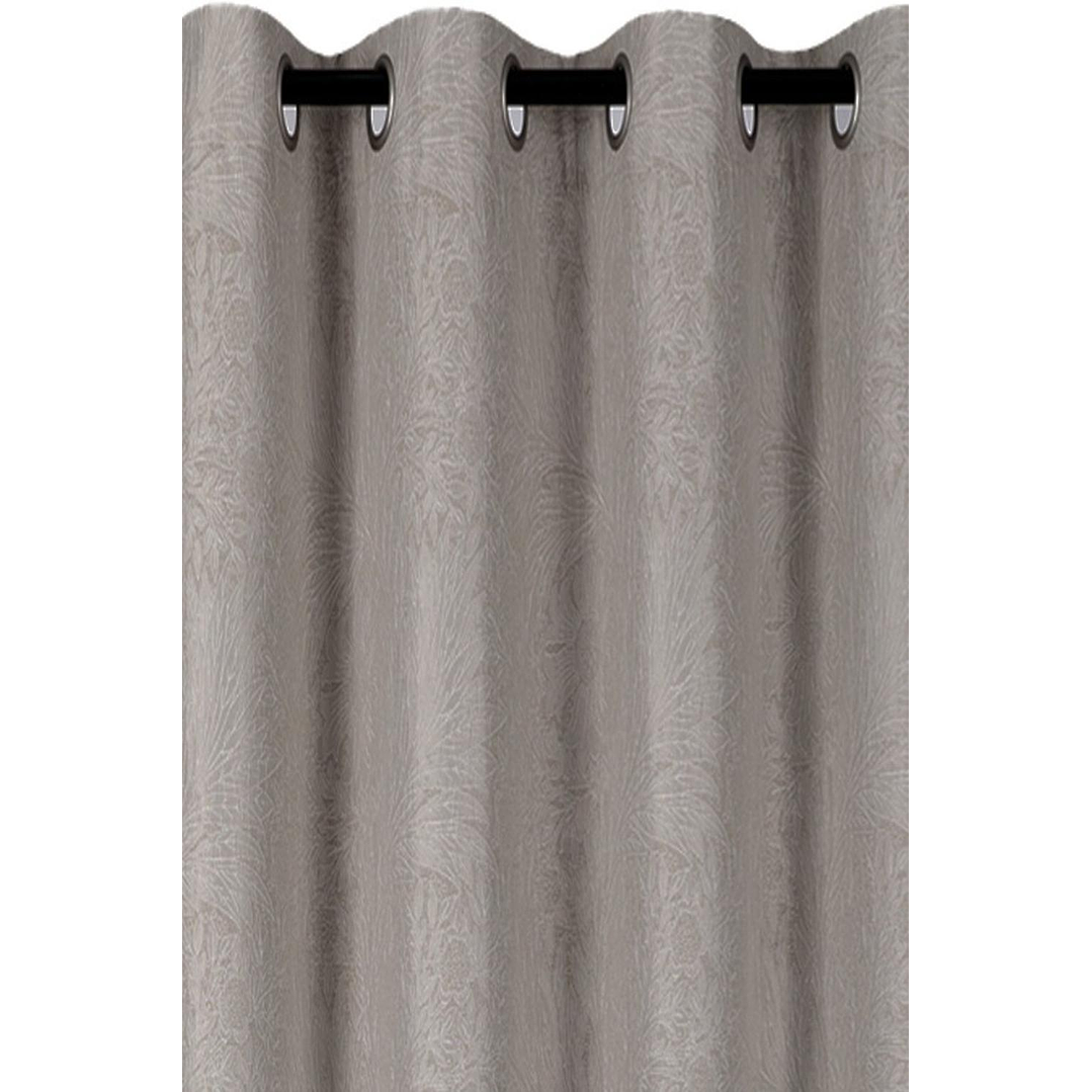 Cortina Blackout Tela Diseño 135x225 – 1 Paño Café Claro 5