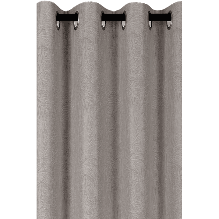 Cortina Blackout Tela Diseño 135x225 – 1 Paño Café Claro 5