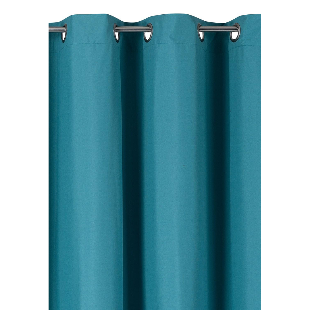 Cortinas Blackout Tela Delgada 140x225 – Pack 2 paños Turquesa 7