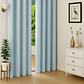 Cortinas Blackout Tela Delgada 140x225 – Pack 2 paños Azul Claro - Miniatura 5