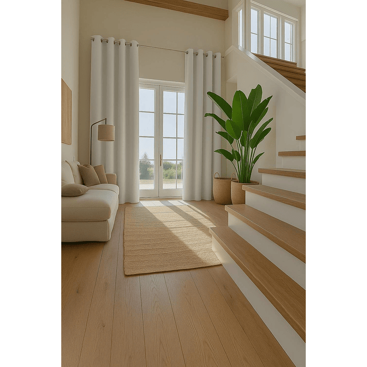 Cortinas Blackout Tela Delgada 140x225 – Pack 2 paños Blanco 5