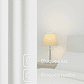 Cortinas Blackout Tela Delgada 140x225 – Pack 2 paños Blanco - Miniatura 6