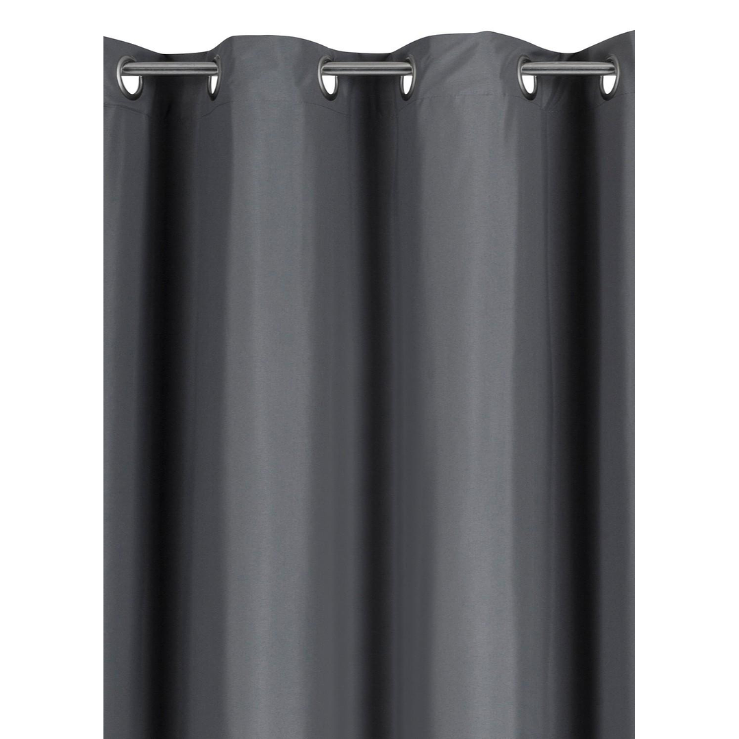 Cortina Blackout Tela Delgada 140x225 – 1 paño Gris Oscuro 7