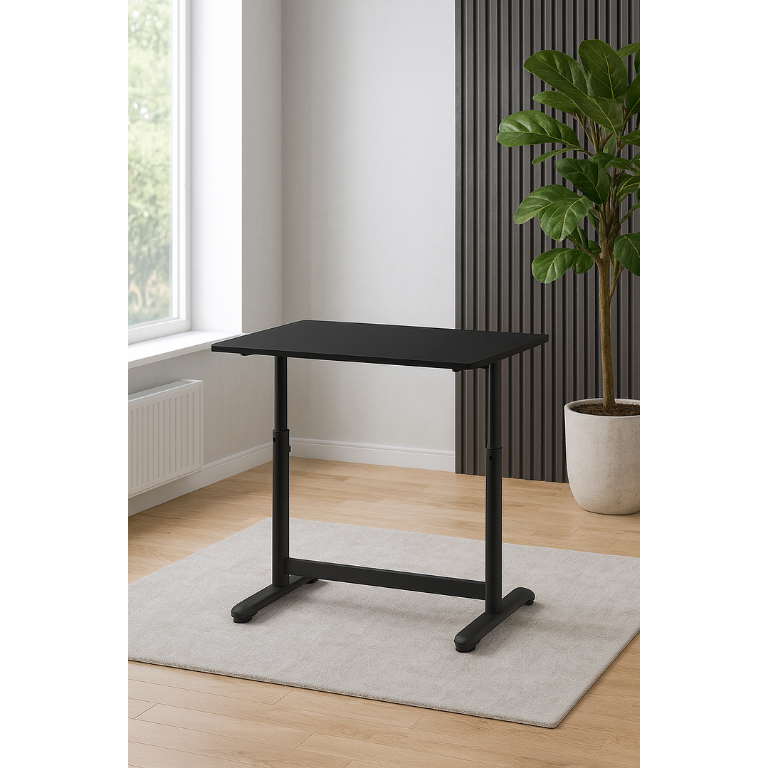 Escritorio Funcional Altura Ajustable 120x60x63-86cm Negro 1