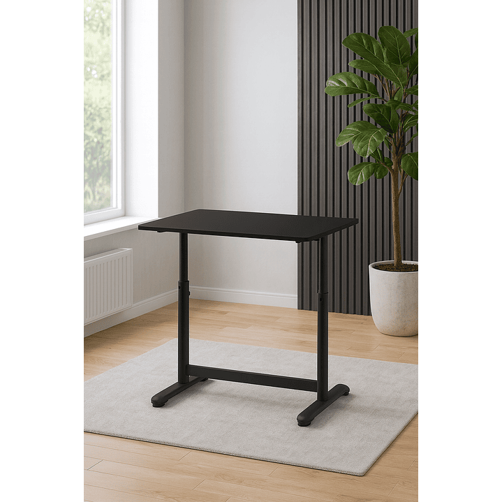 Escritorio Funcional Altura Ajustable 120x60x63-86cm Negro 1