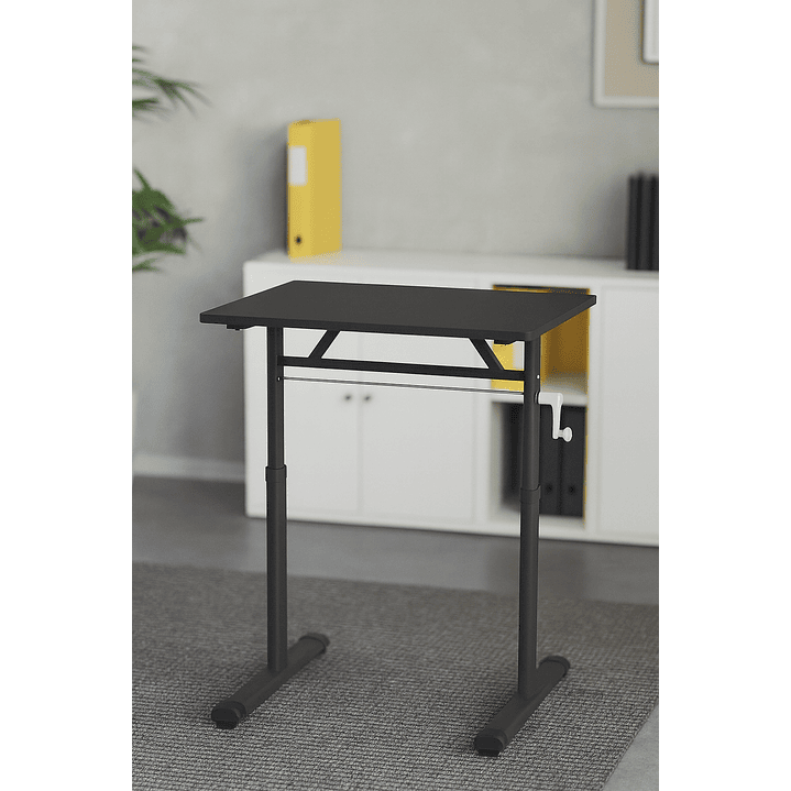 Escritorio Funcional Altura Ajustable 100x60x63-86cm Negro 1