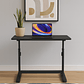 Escritorio Funcional Altura Ajustable 80x60x63-86cm Negro - Miniatura 2