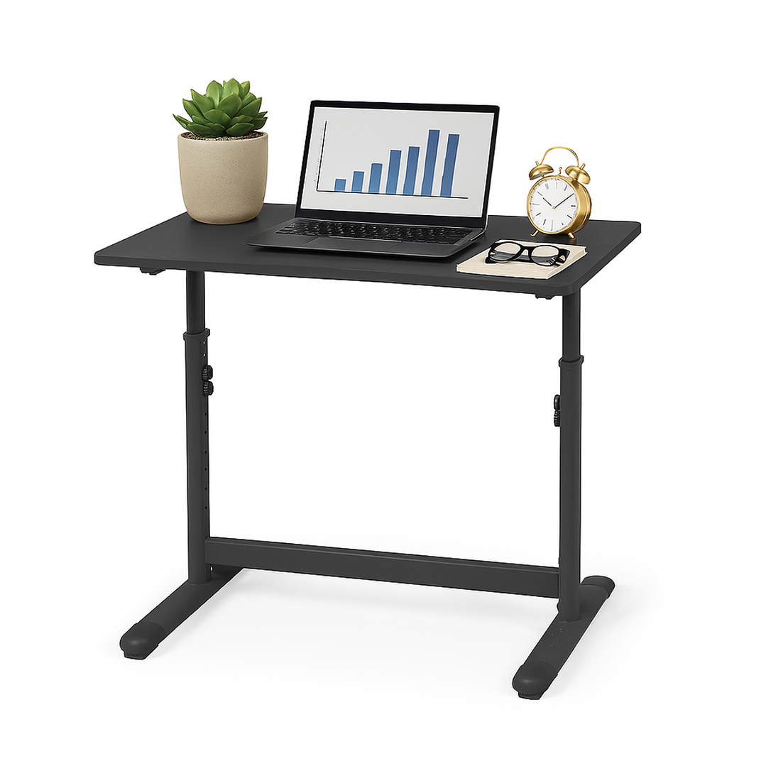 Escritorio Funcional Altura Ajustable 80x60x63-86cm Negro 5