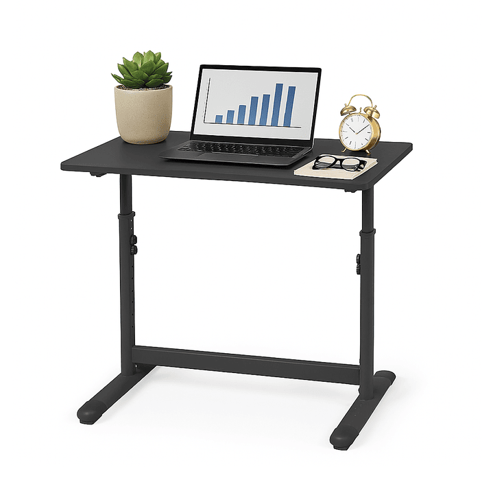 Escritorio Funcional Altura Ajustable 80x60x63-86cm Negro 5