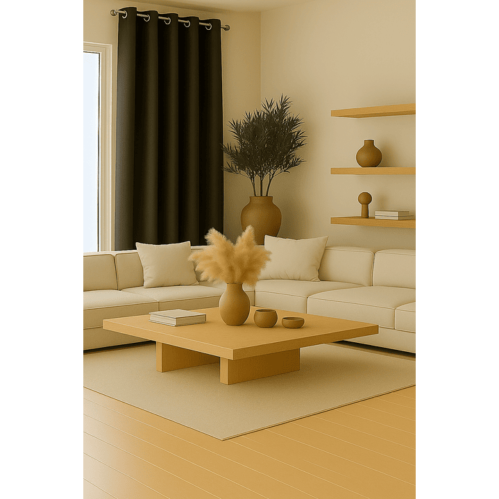 Cortina Engomada Termica 100% Blackout 140X225 36