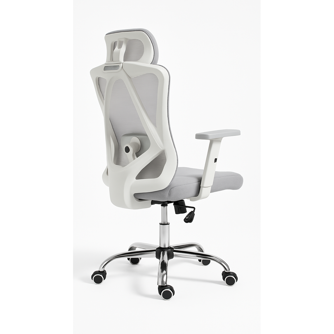 Silla de Oficina Gamer para Escritorio Gris 4