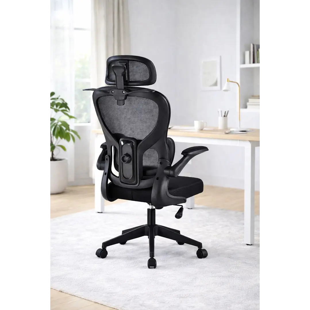 Silla Ergonomica de Oficina para Escritorio Negra 1