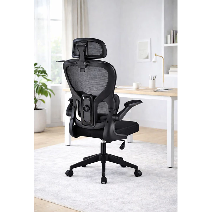 Silla Ergonomica de Oficina para Escritorio Negra 1