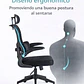 Silla Ergonomica de Oficina para Escritorio Negra - Miniatura 4