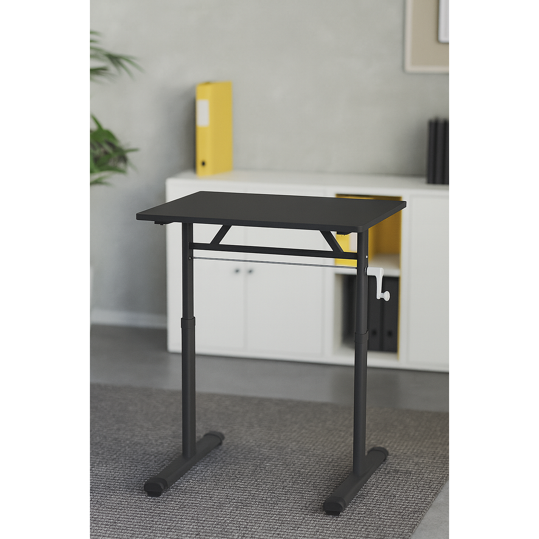 Escritorio Funcional Altura Ajustable 100x60x63-86cm Negro 1