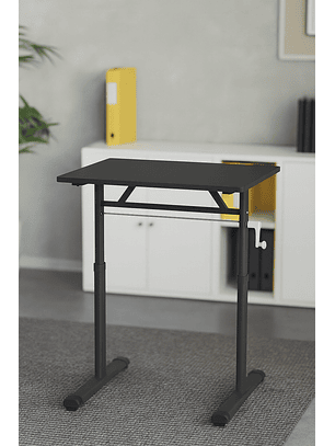 Escritorio Funcional Altura Ajustable 100x60x63-86cm Negro