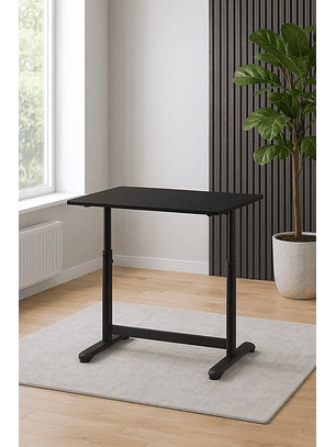 Escritorio Funcional Altura Ajustable 120x60x63-86cm Negro