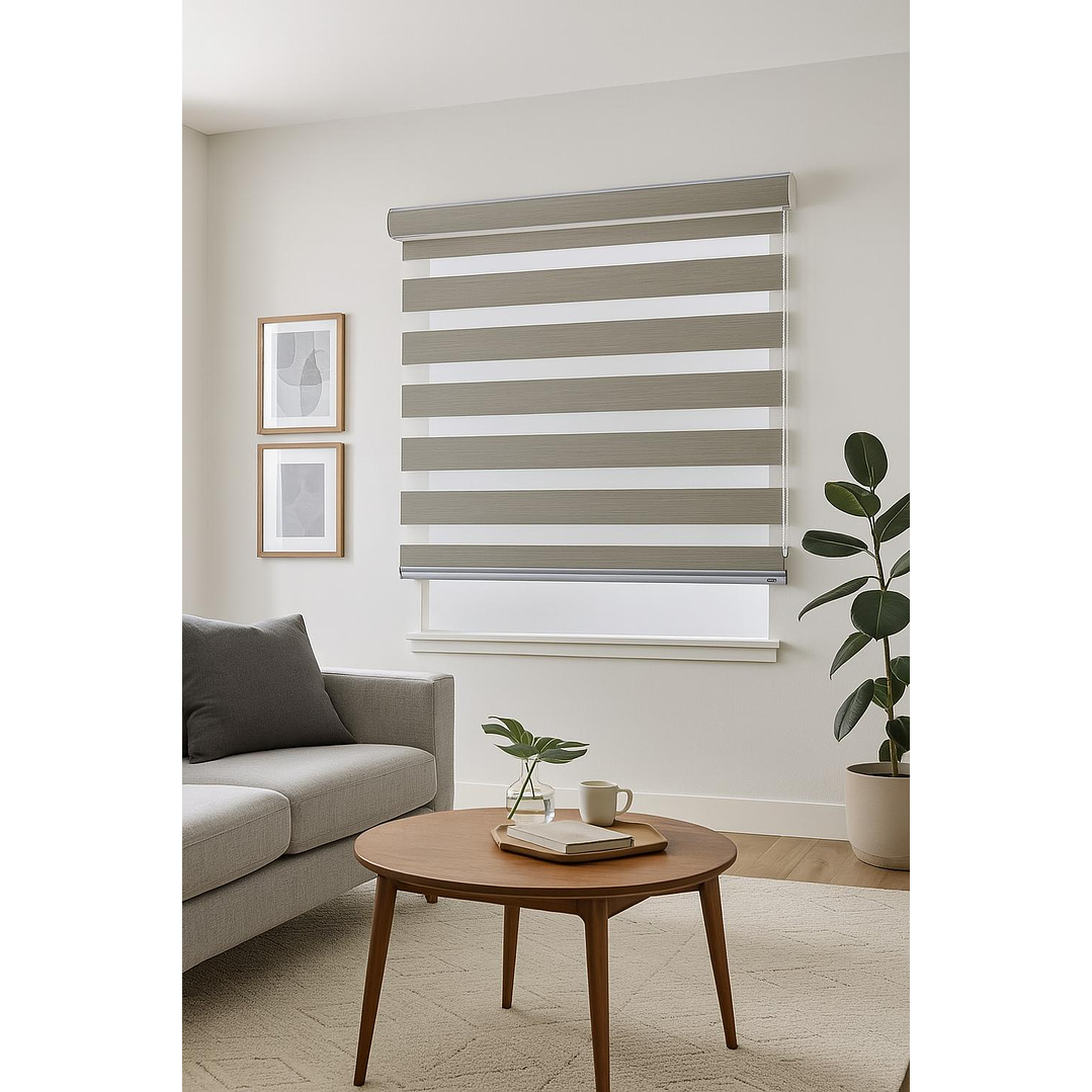 Cortina Roller Duo Blackout Color Lino 2