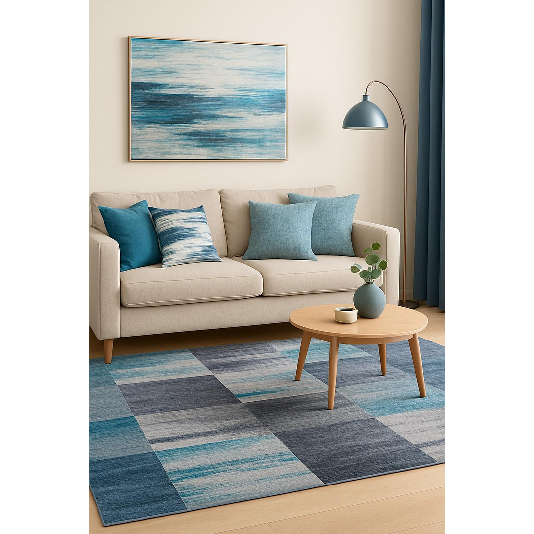 Alfombra Clems Para Living 200x220 Diseño Georgia 2